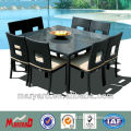 Outdoor furniture garden rattan dining table and chair set